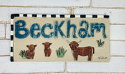 Custom Wood Name Sign - Binki Creations by Mary Beth