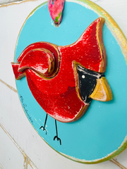 Cardinal Ornament - Binki Creations by Mary Beth